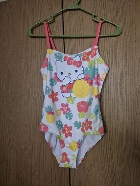 Sanrio Hello Kitty Pineapple Floral One-Piece Swimsuit